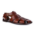 Buckle Sandals // Dark Brown (Euro: 44)