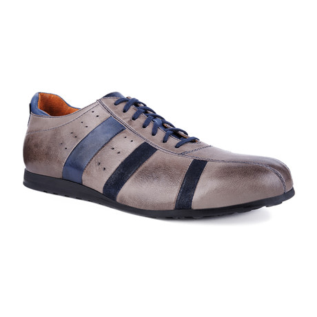 Colin Sneaker // Light Grey + Navy Blue (Euro: 39)