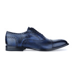 Eddie Semi Brogue // Navy Blue (Euro: 39)