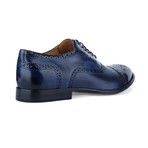 Eddie Semi Brogue // Navy Blue (Euro: 39)