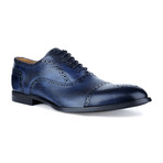 Eddie Semi Brogue // Navy Blue (Euro: 39)