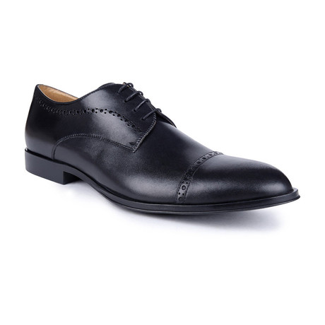 Eddie Quarter Brogue // Black (Euro: 39)