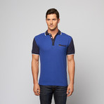 Colorblock Polo // Royal Blue (S)