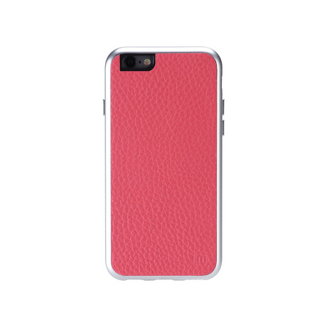 AluFrame Leather // iPhone 6 (Pink)