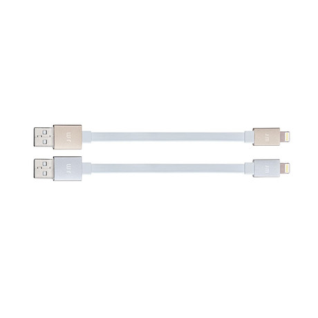 AluCable Flat Mini // Lightning Connector (Gold)