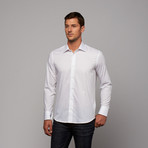 Button-Up Shirt // White Diamond (US: 16R)