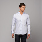 Button-Up Shirt // Blue Microcheck (US: 15.5R)