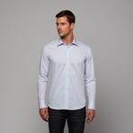 Button-Up Shirt // Light Blue Stripe (US: 16.5R)