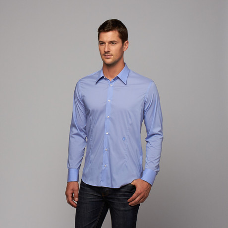 Button-Up Shirt // Blue (US: 15.5R)