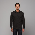 Button-Up Shirt // Black Stripe (US: 17R)