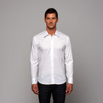 Button-Up Shirt // White Ghost Stripe (US: 17.5R)