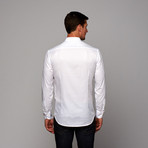 Button-Up Shirt // White Ghost Stripe (US: 16R)