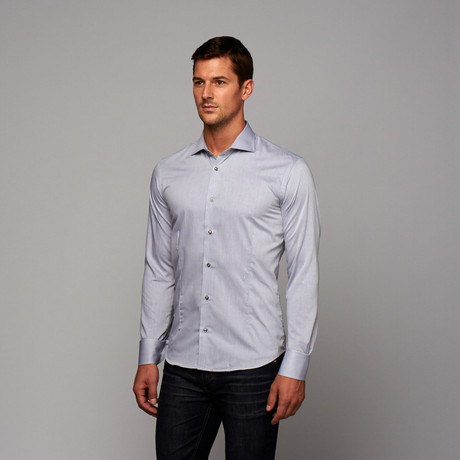 Button-Up Shirt // Grey (US: 15.5R)