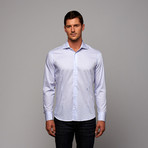 Button-Up Shirt // Light Blue + White Stripe (US: 16R)