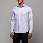 Button-Up Shirt // Light Blue + White Stripe (US: 17.25R)