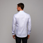 Button-Up Shirt // Light Blue + White Stripe (US: 16.5R)