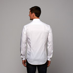 Button-Up Shirt // Light White Stripe (US: 17R)