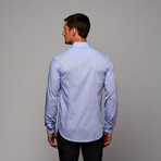 Button-Up Shirt // Blue Gingham (US: 17.5R)