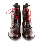 Boot Laces // Ladybug // Gold Tips