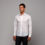 Button-Up Shirt // Brushed White (US: 15.5R)