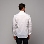 Button-Up Shirt // Brushed White (US: 15.75R)