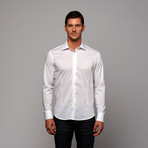 Button-Up Shirt // Brushed White (US: 16.5R)