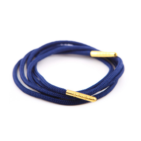 Boot Laces // Navy (Silver Tips)