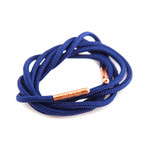 Boot Laces // Navy (Silver Tips)