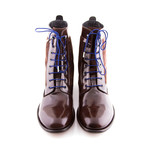 Boot Laces // Navy (Silver Tips)