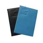 F1 Box Saffiano Leather Passport (Black)