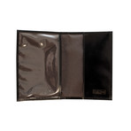 F1 Box Leather Passport (Black)