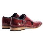 Tunstead Double Monk strap // Bordo (UK: 9)