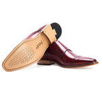 Tunstead Double Monk strap // Bordo (UK: 9)