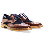Goodwin Smith // Weir Two Tone Derby Brogue // Navy + Tan (UK: 12)