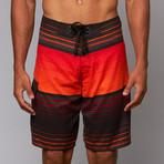 Jacob Boardshort // Lava Red (XL)