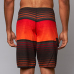 Jacob Boardshort // Lava Red (XL)