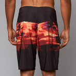 Bryce Boardshort // Flame Orange (L)