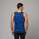 Aden Tank // Rich Blue Heather (XL)