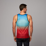 Weston Tank // Lava Red (XL)