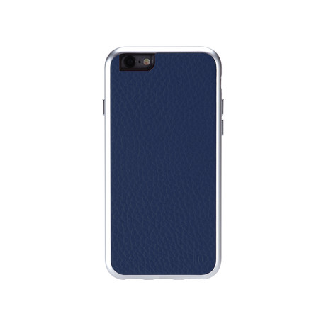 AluFrame Leather // iPhone 6/6S (Blue)