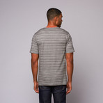 Side Panel Tee // Rust + Heathered Marl (M)