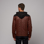 Double Cross Jacket // Oxblood (S)