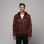 Double Cross Jacket // Oxblood (S)