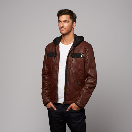 Double Cross Jacket // Oxblood (S)