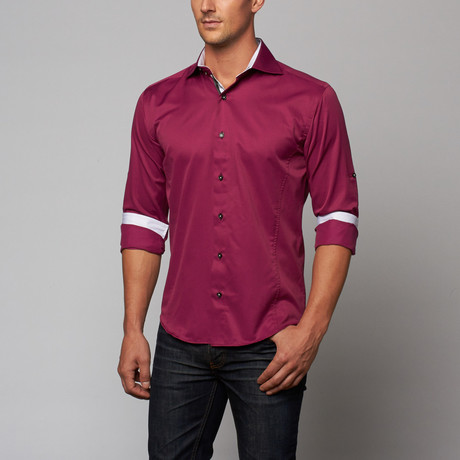 Bespoke // Armin Shirt // Purple (XS)