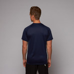 Element T-Shirt // Navy + Charcoal (L)