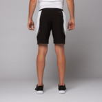 First Team Short // Black + White (S)