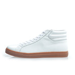 Mid-Top Leather Sneaker // White (US: 9)