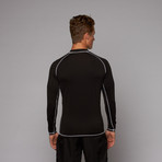 Low Tide Long Sleeve Rashguard // Black (2XL)