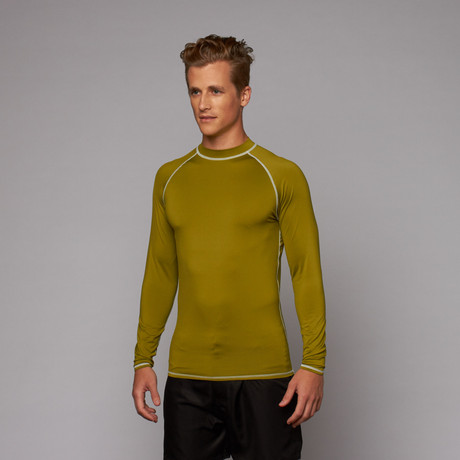 Low Tide Long Sleeve Rashguard // Moss (S)